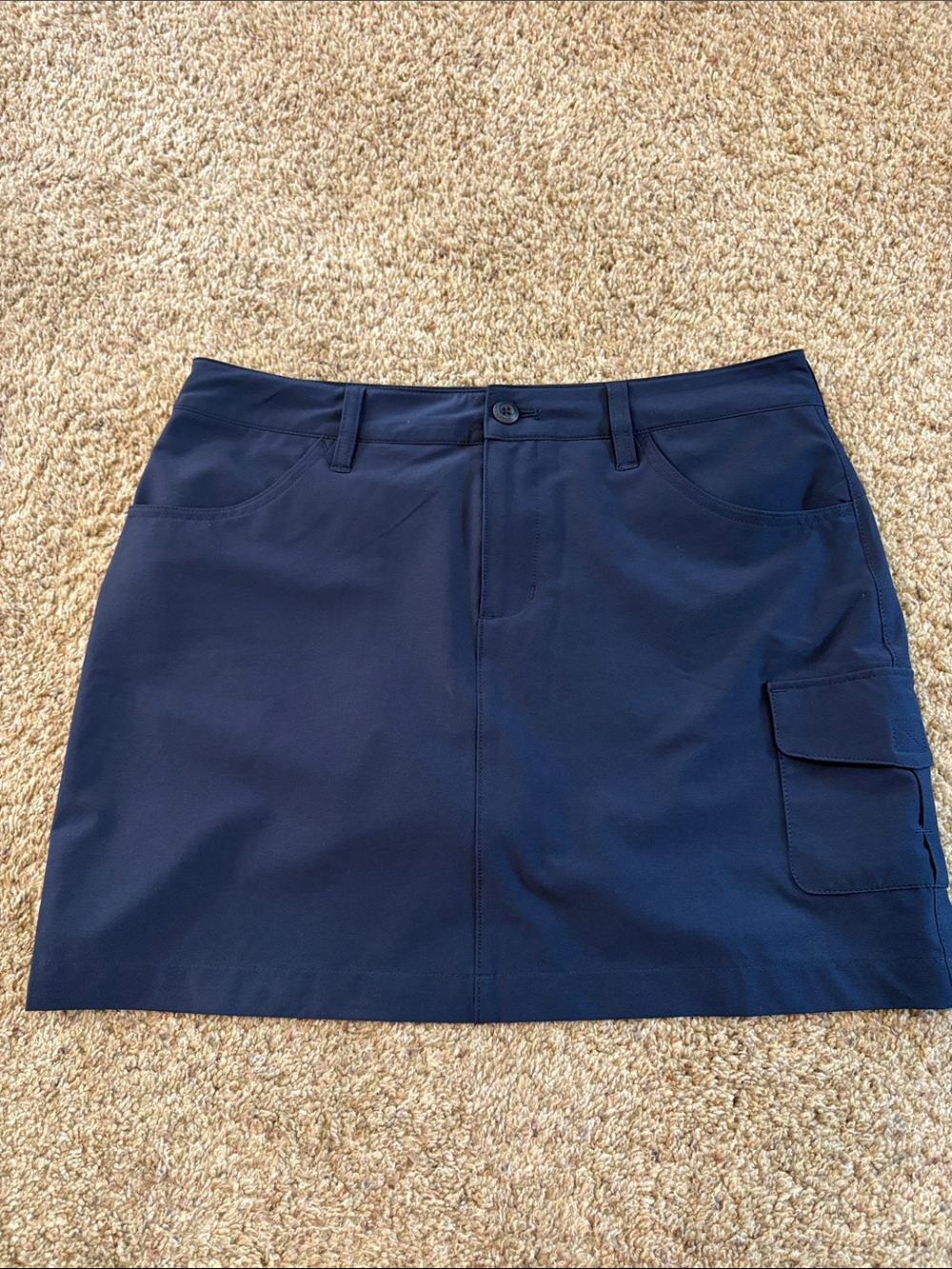 Eddie Bauer Navy Utility Pocket Skort